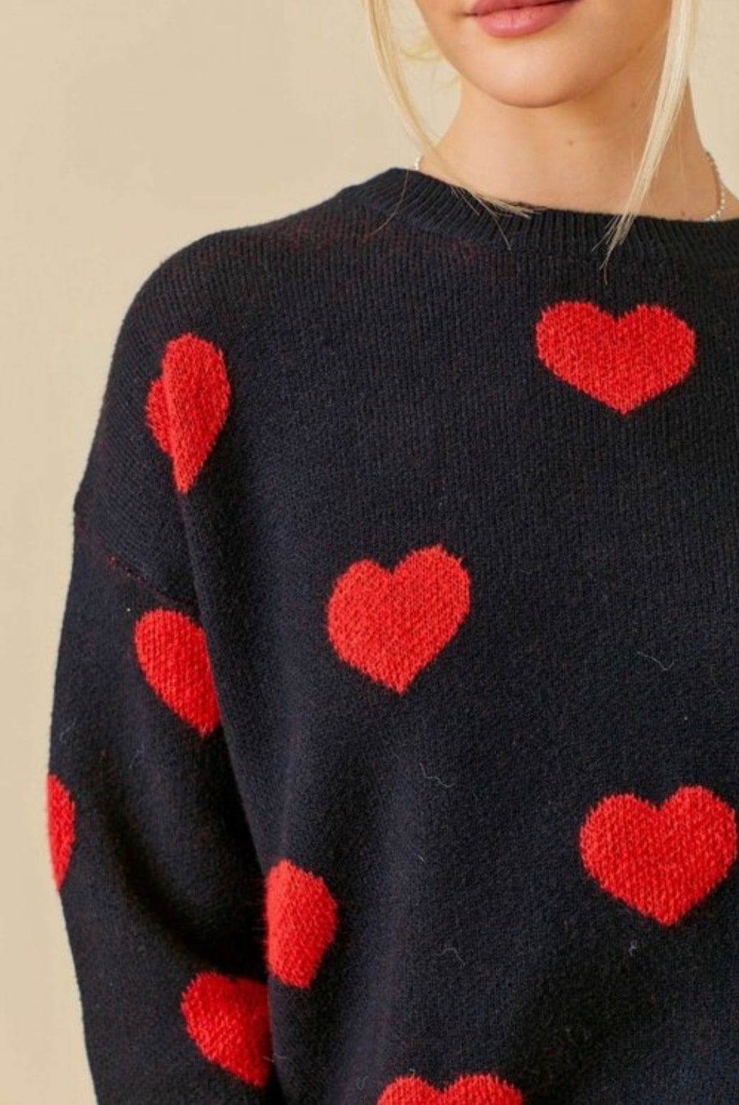 Romantic Heart Sweater