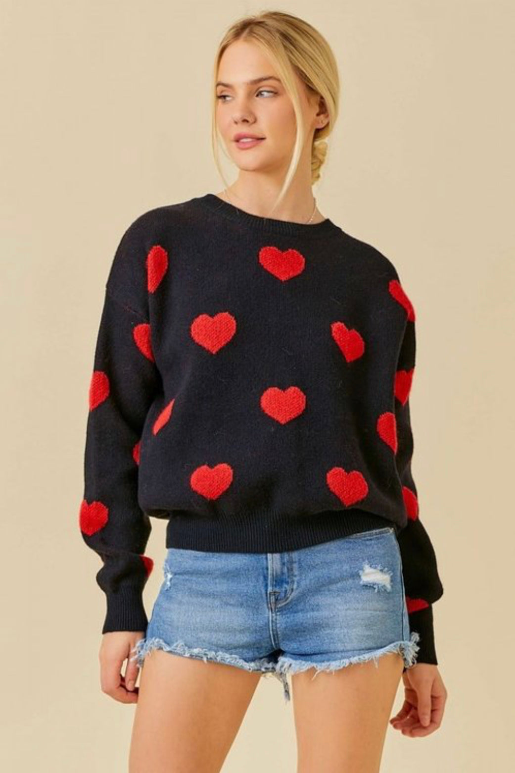 Romantic Heart Sweater