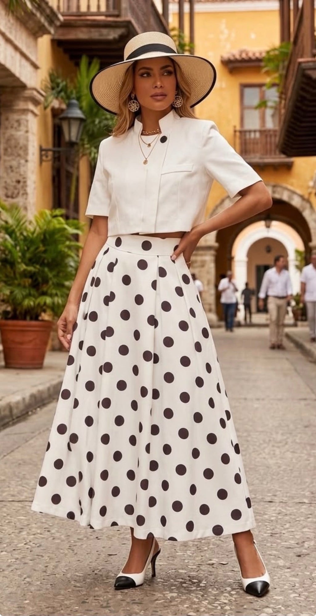 The Bellisima midi skirt