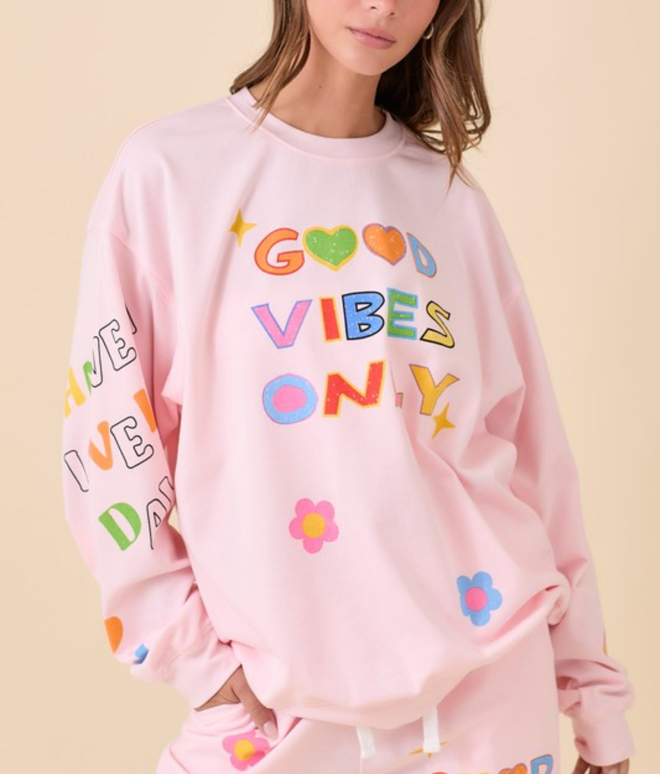 Good Vibes only pullover