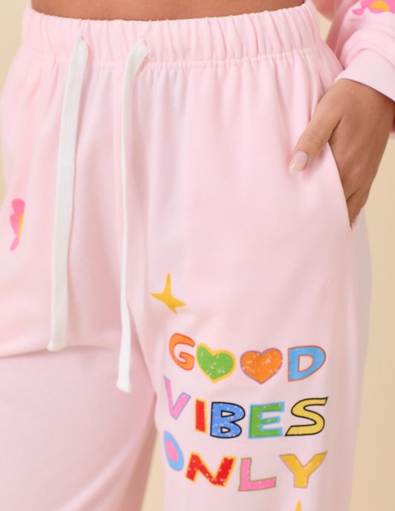 Good Vibes only sweatpants