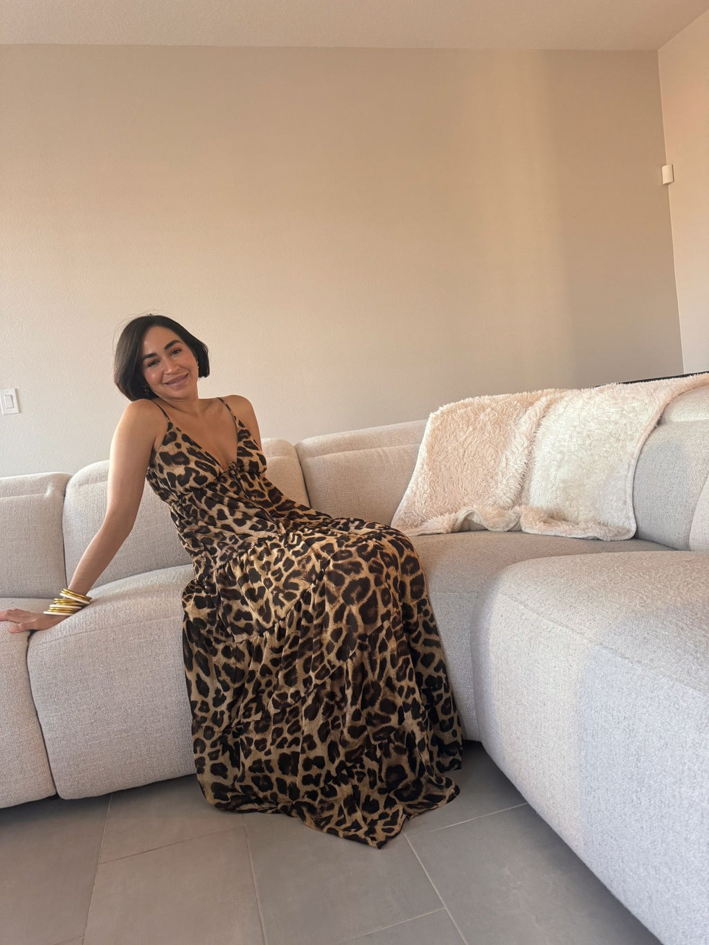 The Icon Leopard Maxi Dress