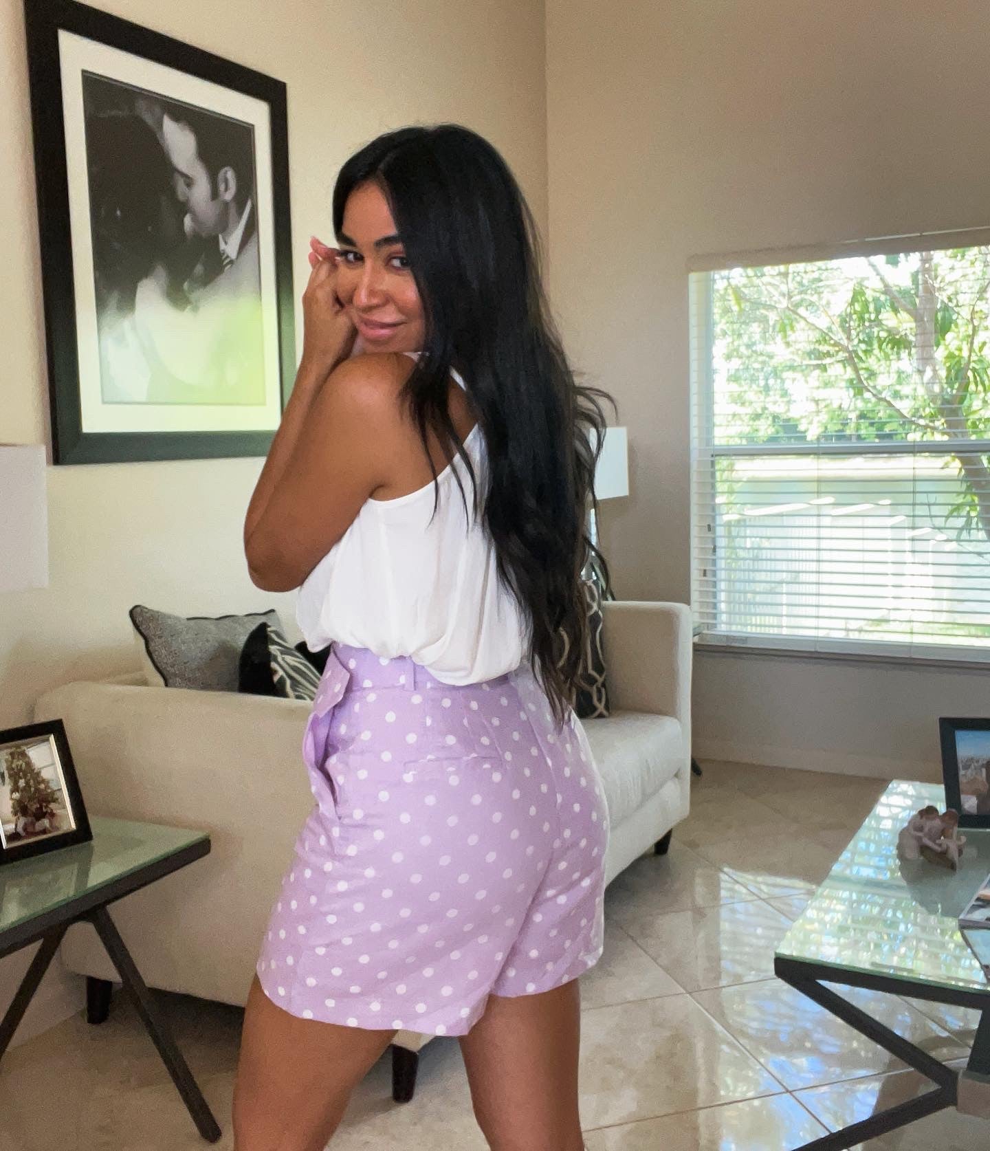 Lavender Girl shorts