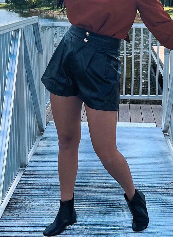 Freedom Faux Leather Shorts