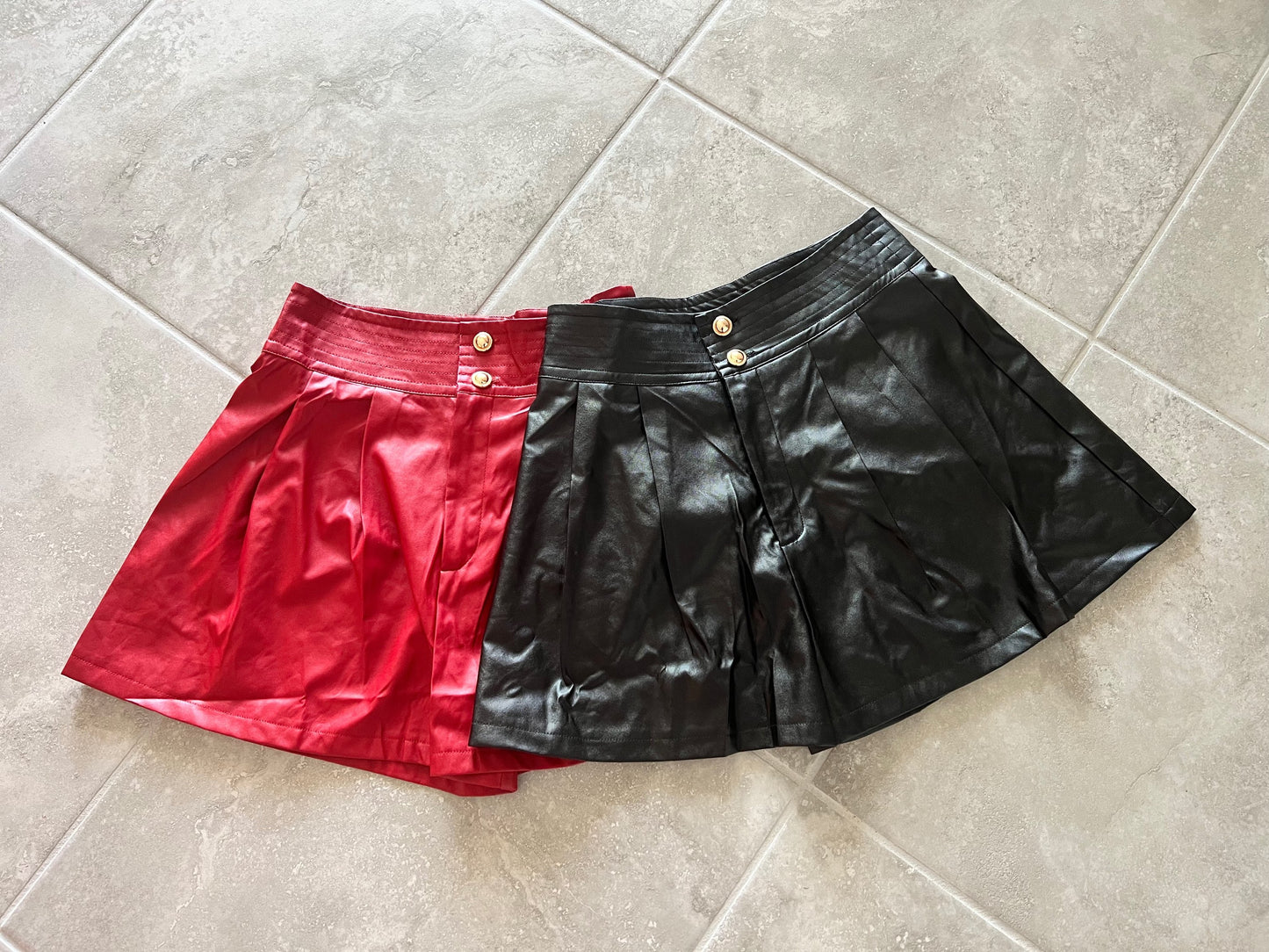 Freedom Faux Leather Shorts